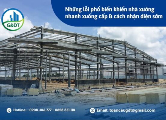 Những lỗi phổ biến khiến nhà xưởng