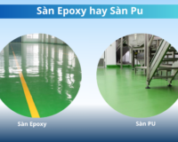 Nên chọn sàn epoxy hay sàn Pu ?