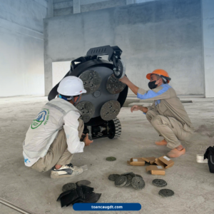 lắp đặt máy mài nền 855le