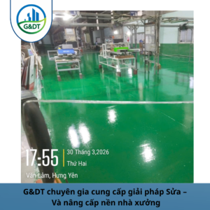 Thi công nền epoxy cho nhà xưởng 